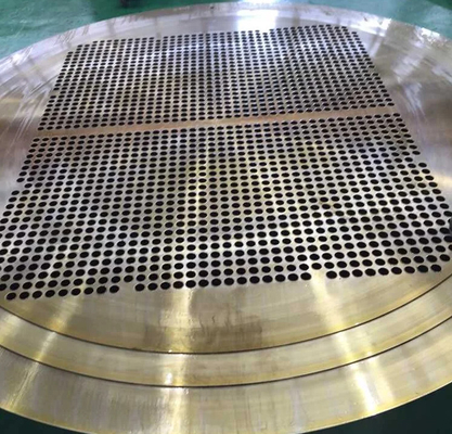 Tấm mạ đồng 304L ASTM C52100 Tấm ống mạ đồng cho bộ trao đổi nhiệt công nghiệp