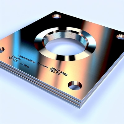 Đĩa bọc titan tiêu chuẩn ASME SB898 có thể tùy chỉnh cho các ứng dụng hạng nặng và độ dày 2-12mm