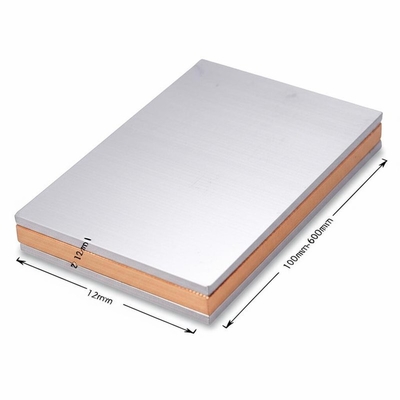 2-12mm Độ dày tấm Titanium phủ với vật liệu kim loại phủ đồng 100mm-6000mm Chiều dài