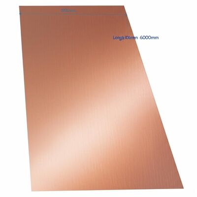 Chiều dài 100mm 6000mm Bốm hợp kim tấm ASTM B898 Bảng kim loại được thiết kế để chế tạo cơ khí và cấu trúc điện