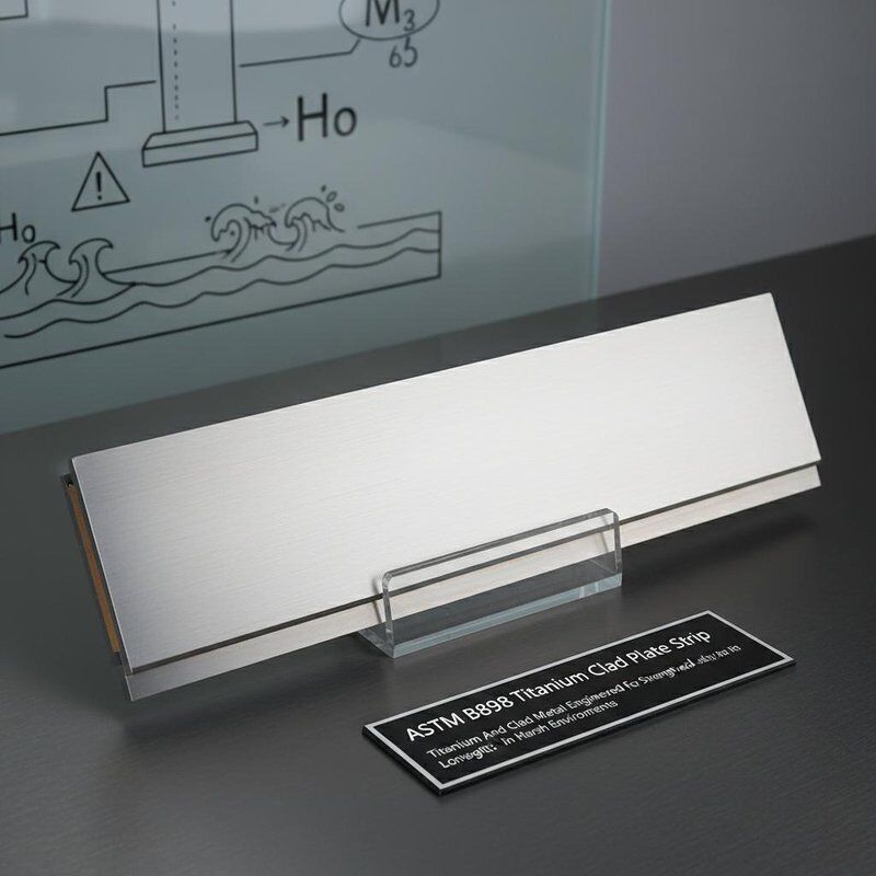 ASTM B898 Titanium Clad Plate Strip Titanium And Clad Metal được thiết kế để có sức mạnh và tuổi thọ trong môi trường khắc nghiệt